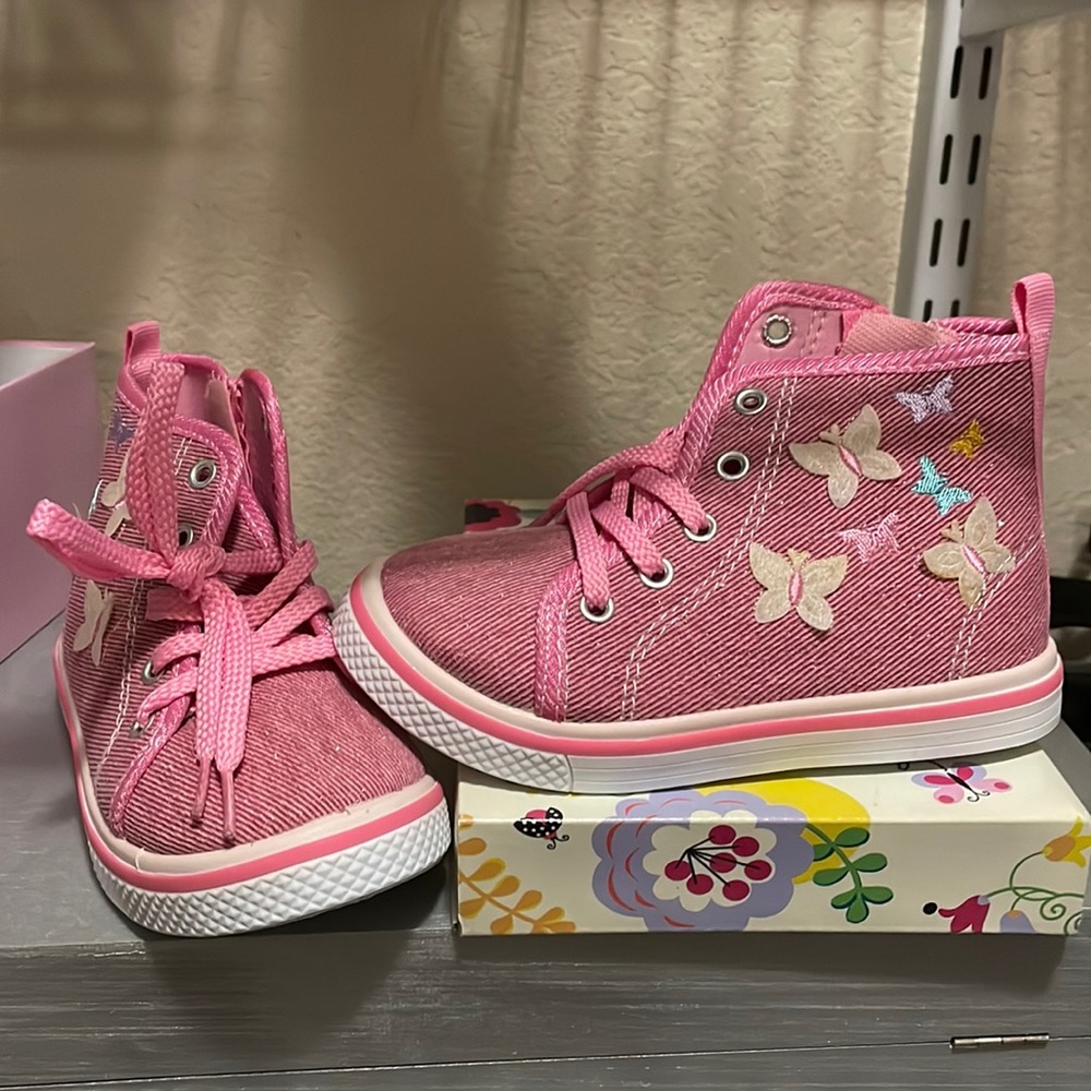 Laura Ashley butterfly sneakers size 9